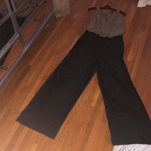 EUC Armani Exchange wide leg  jumper with tank chain detail